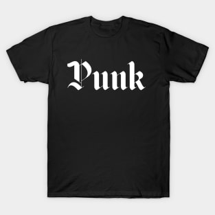 Punk Typography T-Shirt